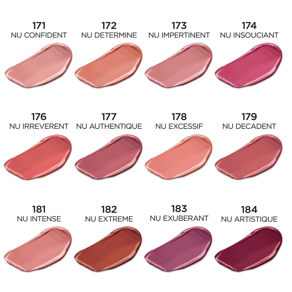 L'Oreal Paris Colour Riche Les Nus Lipstick, Nu Irreverent, 0.13 Oz.
