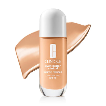 Clinique Even Better Clinical Vitamin Makeup Broad Spectrum SPF 45 With Vitamin C, Vitamin E + Vitamin B3 | Light Coverage + Vibrant Finish