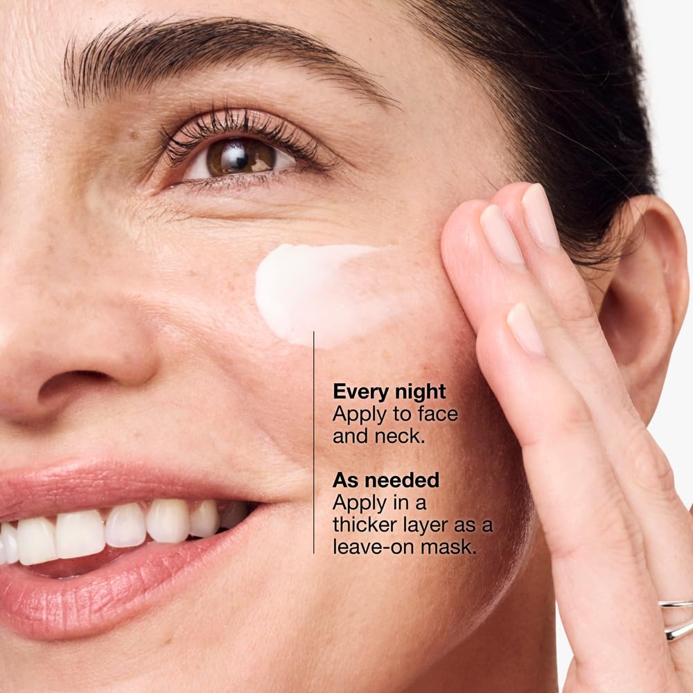 Clinique Smart Clinical Repair Anti Aging Overnight Recovery Face Cream + Mask For All Skin Types | With Hyaluronic Acid + Peptides | Hydrating | Repairs Lines + Wrinkles, 1.7 Fl Oz
