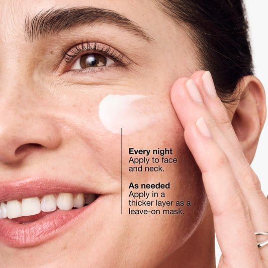 Clinique Smart Clinical Repair Anti Aging Overnight Recovery Face Cream + Mask For All Skin Types | With Hyaluronic Acid + Peptides | Hydrating | Repairs Lines + Wrinkles, 1.7 Fl Oz