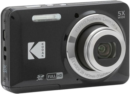 Kodak PIXPRO Friendly Zoom FZ55 Digital Camera (Black) Bundle