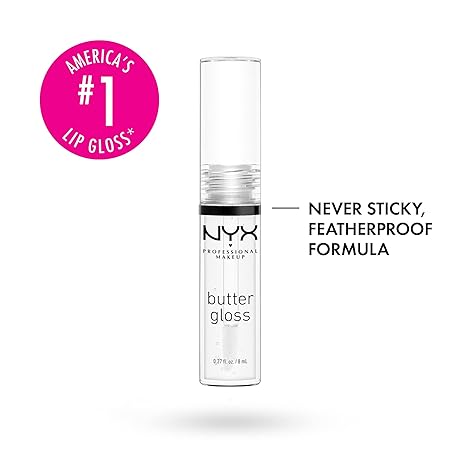 Tree Hut Vitamin C Shea Sugar Scrub 18 oz & NYX Butter Gloss Sugar Glass Clear Lip Gloss Bundle