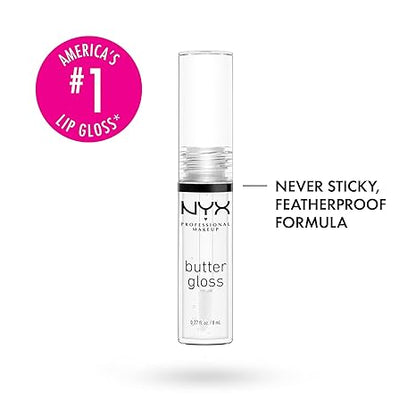 Tree Hut Vitamin C Shea Sugar Scrub 18 oz & NYX Butter Gloss Sugar Glass Clear Lip Gloss Bundle