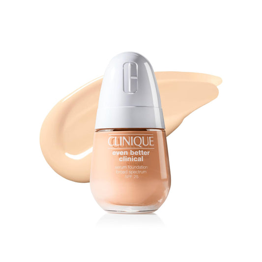 Clinique Even Better Clinical Serum Full Coverage Hydrating Foundation Broad Spectrum SPF 25 With Vitamin C, Salicylic Acid + Hyaluronic Acid For Oily Skin Types