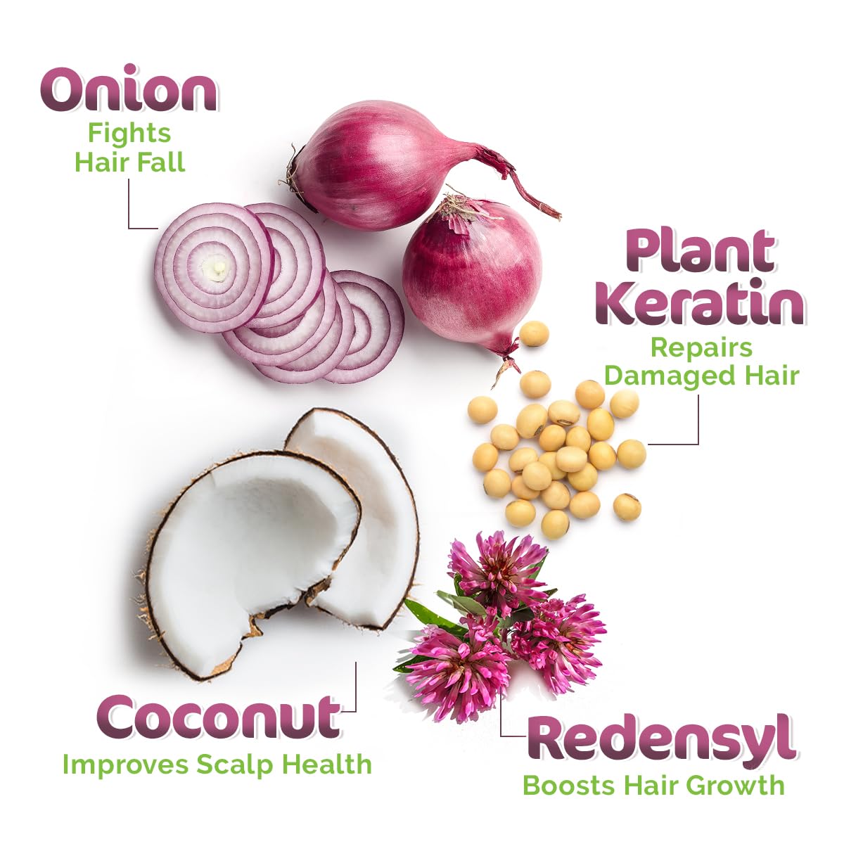 Mamaearth Onion Hair Care Kit - Hair Fall Control with 150ml Onion Oil & Shampoo + Conditioner (250ml Each) | Anti Hair Loss & Growth Formula | 3 Piece Set