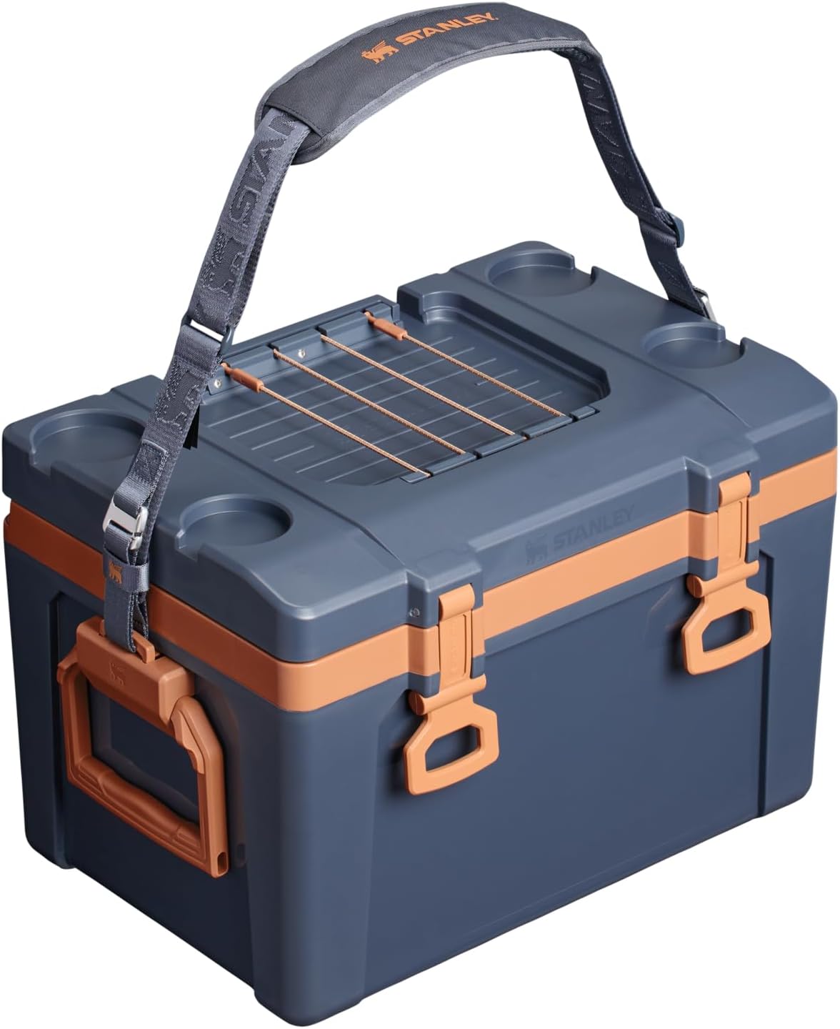 Stanley Adventure Outdoor Cooler 24 qt | Heavy Duty Outdoor Camping Cooler with Easy Carry Top Handle | BPA-Free | Twilight