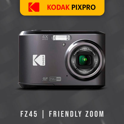 Kodak PIXPRO FZ45 Digital Camera (Black) Bundle