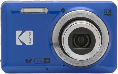 Kodak PIXPRO Friendly Zoom FZ55 Digital Camera (Blue) Bundle
