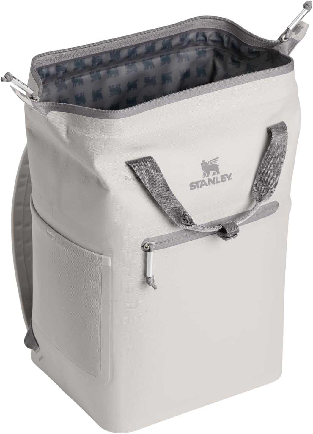 Stanley All Day Madeleine Backpack Soft Cooler 20 Can Cooler with Handle and Shoulder Straps Insulated Travel Bag with Zipper BPA-Free