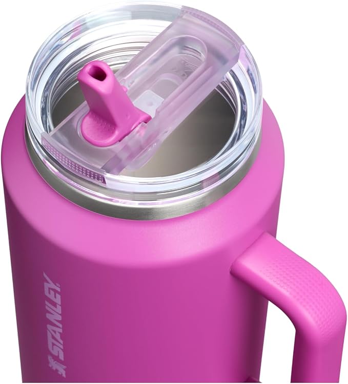 STANLEY Quencher ProTour Flipstraw Tumbler, 64 oz, Dark Blossom