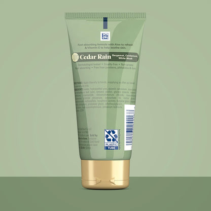 Gold Bond Hand Cream With Aloe Vera, Refreshing Cedar Rain, 3 oz., 4 Pack | 24hr Hydrating Hand Cream, Refreshing Cedar Rain Scent, Travel Size, Gift Set