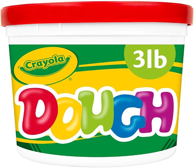 Crayola Dough - Red (3lb), Bulk Modeling Dough for Kids, Clay Alternative, Resealable Tub, Ages 3+, Great for Kids Arts & Crafts