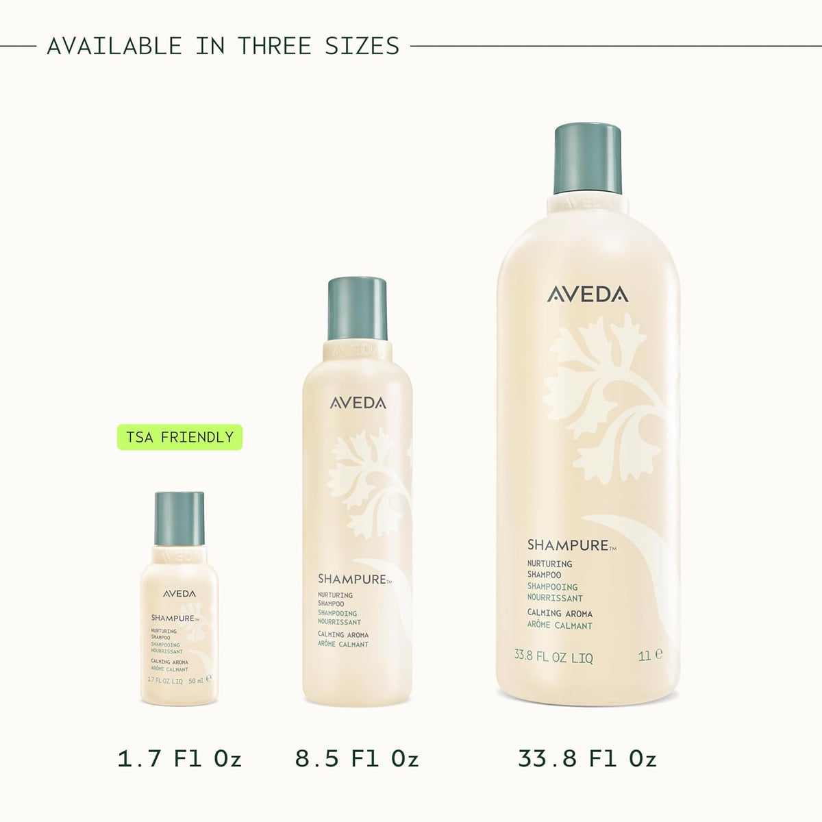 AVEDA Shampure Nurturing Shampoo for Fine to Medium Hair | Gently Cleanses and Nourishes Hair | With Abyssinian Oil | Calming Aroma of Lavender & Ylang Ylang | 96% Naturally Derived*