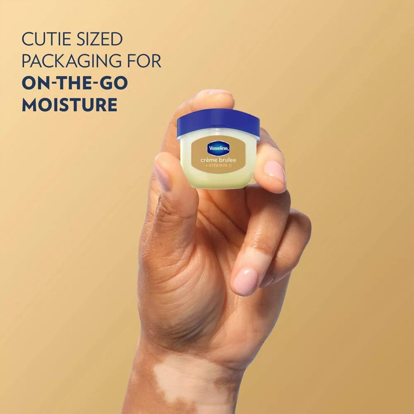 Vaseline Lip Therapy Creme Brulee Mini 12-Pack – Moisturizing Lip Balm for Soft, Smooth Lips, 0.25 Oz Ea