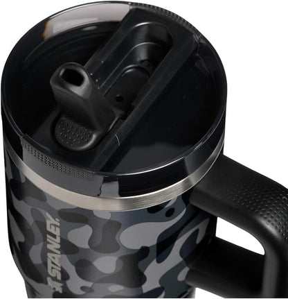 STANLEY Quencher ProTour Flipstraw Tumbler, 20 oz, Black Interfusion