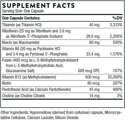 THORNE - Nutrient Essentials Duo - Iron Bisglycinate & B-Complex #12 for Energy Support and Blood Building - 60 Servings