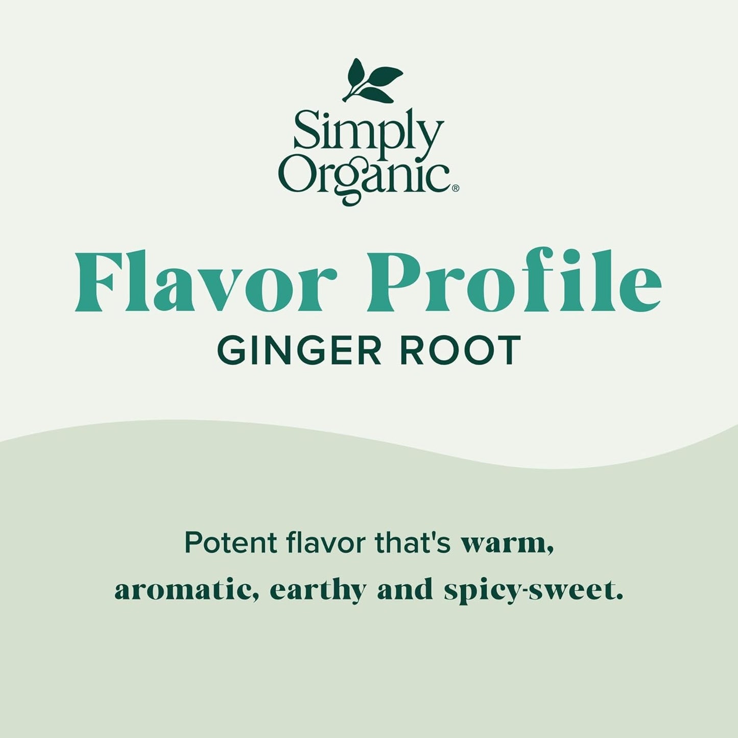 Simply Organic, Ginger Organic, 1.64 Ounce | Non ETO, Non Irradiated, Non GMO, Complements Both Sweet & Savory Dishes