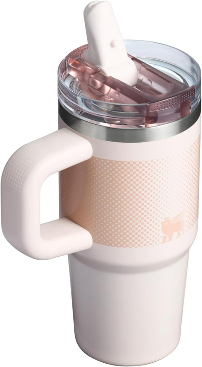STANLEY Quencher ProTour Flipstraw Tumbler, 14 oz, Rose Quartz - Fade
