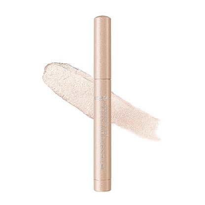L'Oreal Paris Le Shadow Stick Shimmer Eyeshadow, High-Pigment, Long-Lasting, and Blendable Cream Eyeshadow Stick, Transfer and Smudge-Resistant Eye Makeup, Nude Lights