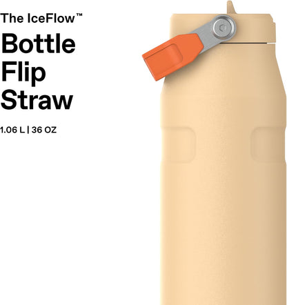 Stanley 1913 Flip Straw Sports Water Bottle 1.06L - Orange Sherbet