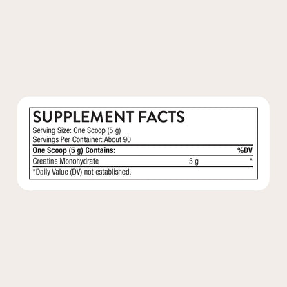 THORNE Creatine, Micronized Creatine Monohydrate Powder, 90 Servings