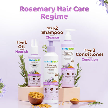 Mamaearth Rosemary Hair Oil with Rosemary & Methi Dana 150ml (5.07 Fl Oz)