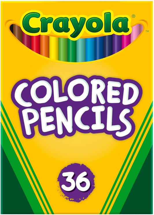 Crayola Colored Pencils (36ct), Teacher School Supplies for Kids & Adults, Preschool Classroom Must Haves, Coloring Gift, Ages 3+