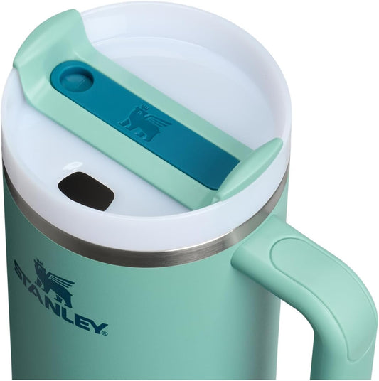 STANLEY Quencher H2.0 Flow State Tumbler, 40 oz, Spring Green