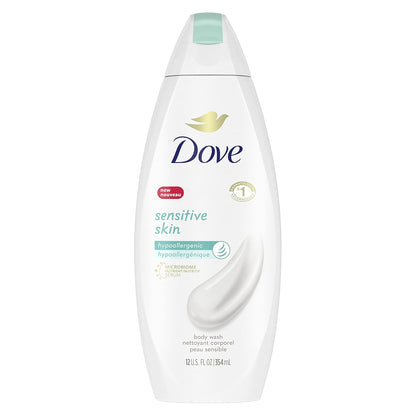 Dove Body Wash, Sensitive Skin, 12 oz