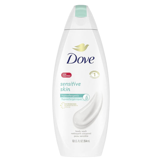Dove Body Wash, Sensitive Skin, 12 oz