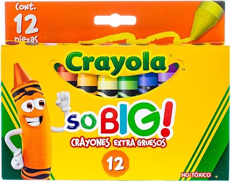 CRAYOLA Crayon Extra Jumbo So Big, 12 Pack