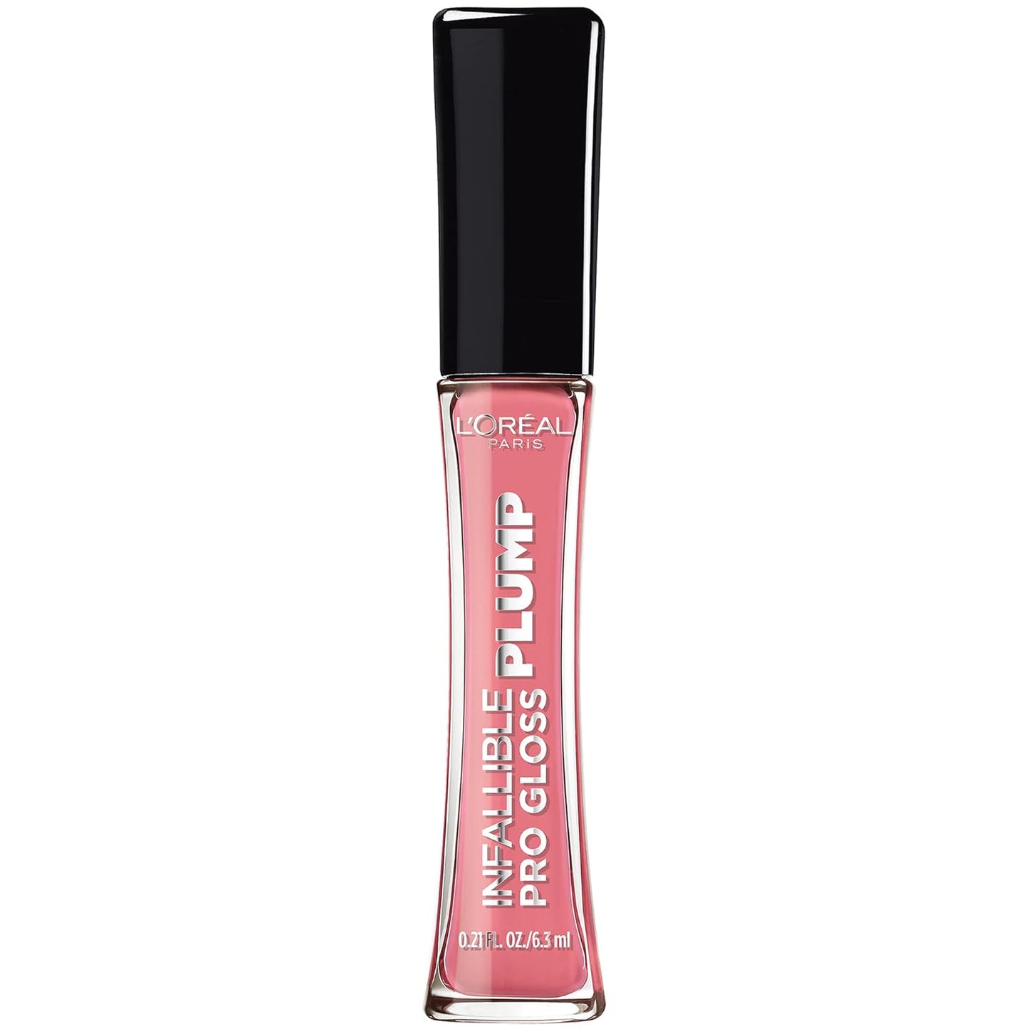 L'Oreal Paris Infallible Pro Gloss Plump Lip Gloss with Hyaluronic Acid, Long Lasting Plumping Shine, Lips Look Instantly Fuller and More Plump, Blossom, 0.21 fl. oz.