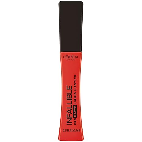 L’Oréal Paris Infallible Pro Matte Liquid Lipstick, Long-Lasting Intense Matte Color, Up to 16HR Wear, highly pigmented, full coverage liquid lipstick, Ma Chérie, 0.21 fl. oz.