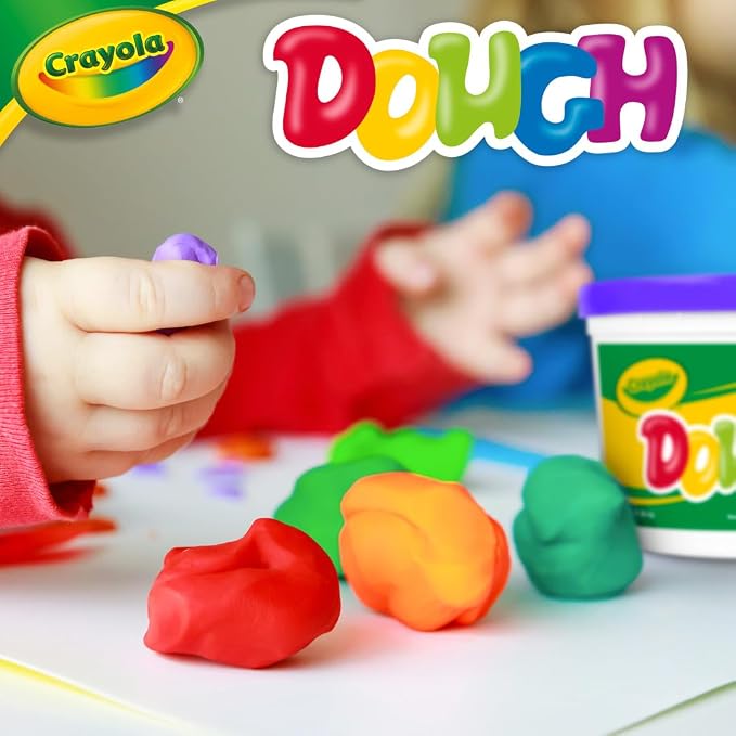 Crayola Dough - Purple (3lb), Bulk Modeling Dough for Kids, Clay Alternative, Resealable Tub, Ages 3+, Great for Kids Arts & Crafts