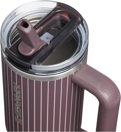 STANLEY Quencher ProTour Flipstraw Tumbler, 30 oz, Fig Pinstripe
