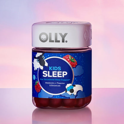 OLLY Kids Sleep, Occasional Sleep Support,* 0.5 mg Melatonin - 50 Count