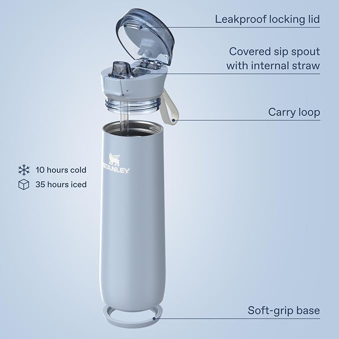 STANLEY Flowstate Spring Bottle, 20 oz, Blue Dream Stone