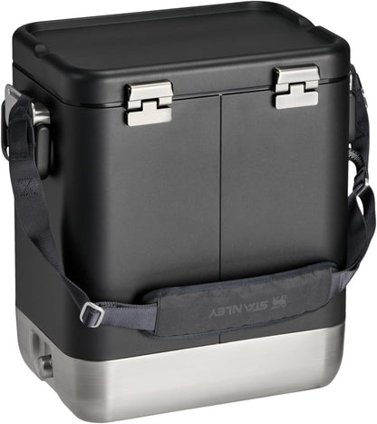 STANLEY Lifted Spirits Stainless Steel Cooler | Vacuum Insulated Hard Cooler | Leakproof VaultSeal Latch | Premium 18/8 Recycled Stainless Steel | BPA-Free