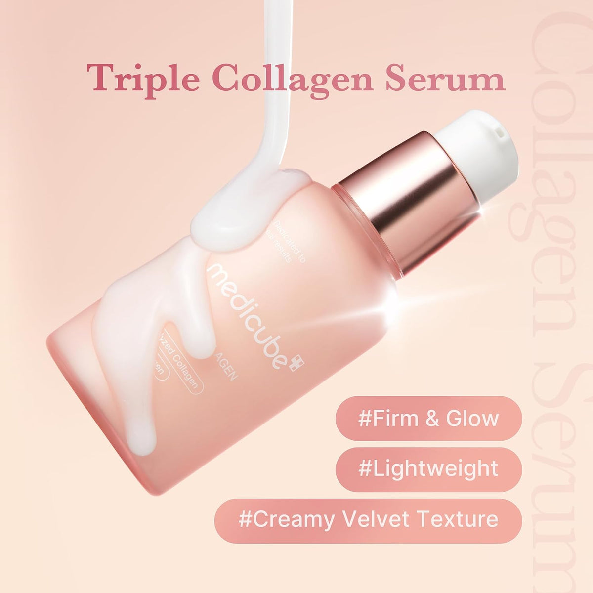 Medicube Triple Collagen Serum, Lightweight Serum for Firming & Anti-Aging