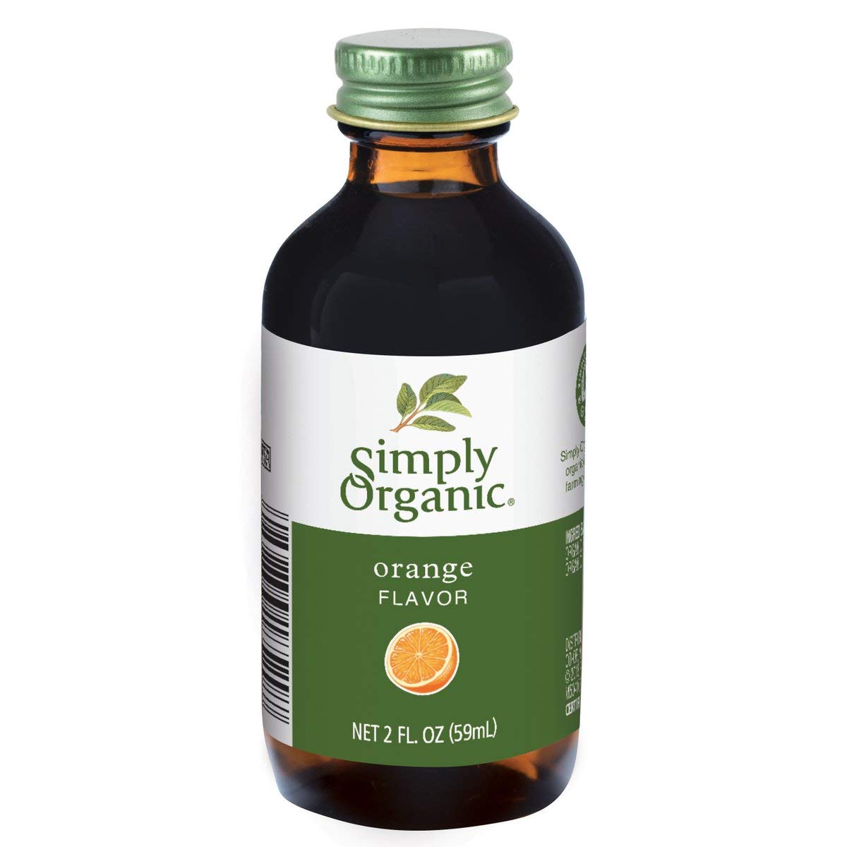 Simply Organic Orange Flavor Certified Organic, 2-Ounce Container (Pack of 3)