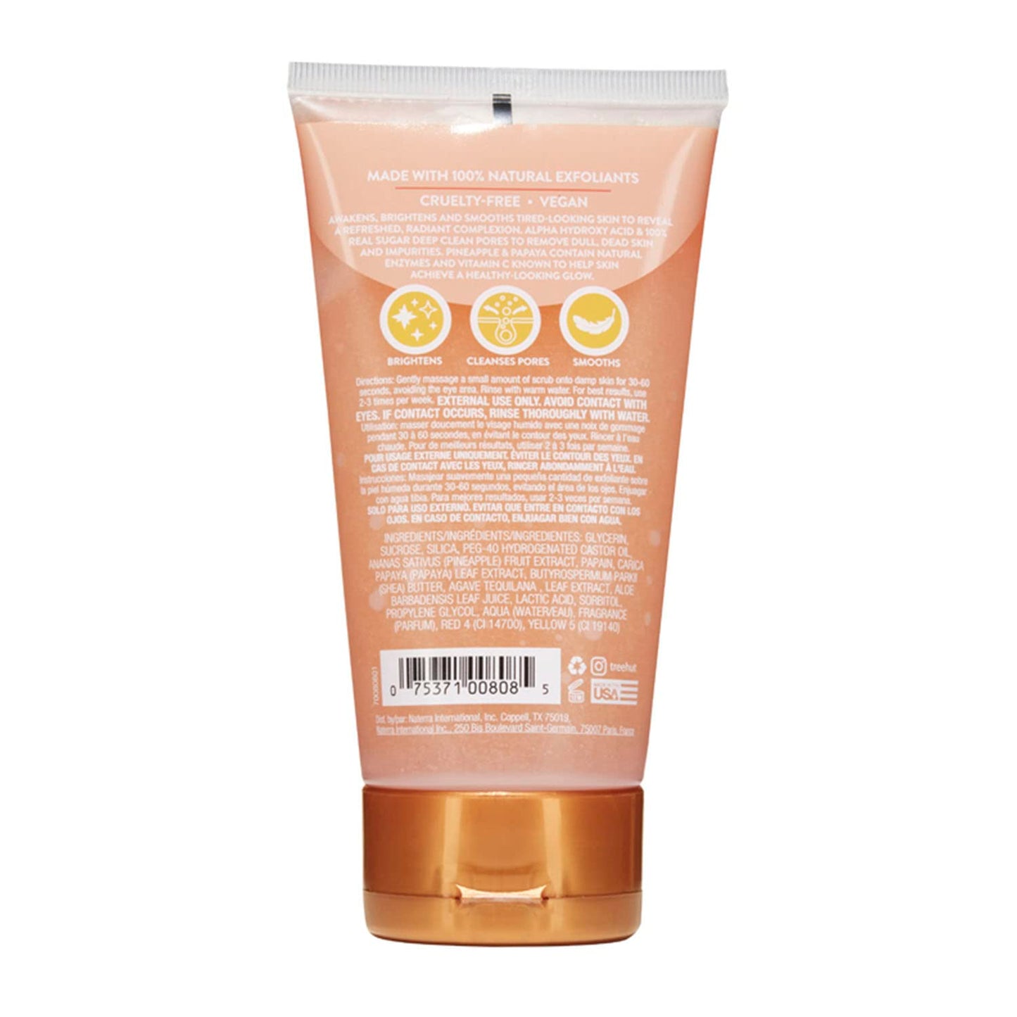 Tree Hut Pink Champagne Body Wash, Hydrating & Moisturizing Shower Gel with Shea Butter & Essential Oils, Soft Smooth Glowing Skin, Gentle Cleanser, Self Care Gifts for Women, Pump Bottle, 18 Fl Oz