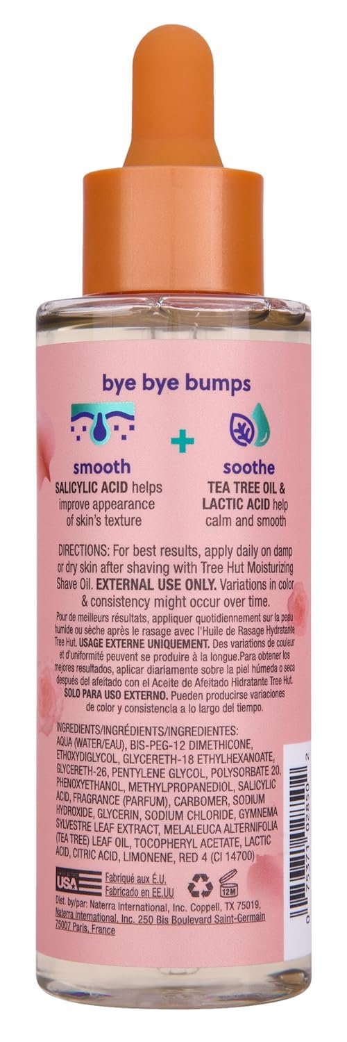 Tree Hut Moroccan Rose After Shave Serum, Helps Keep Skin Smooth & Soothed After Shaving, Sensitive, 4.3 Fl Oz