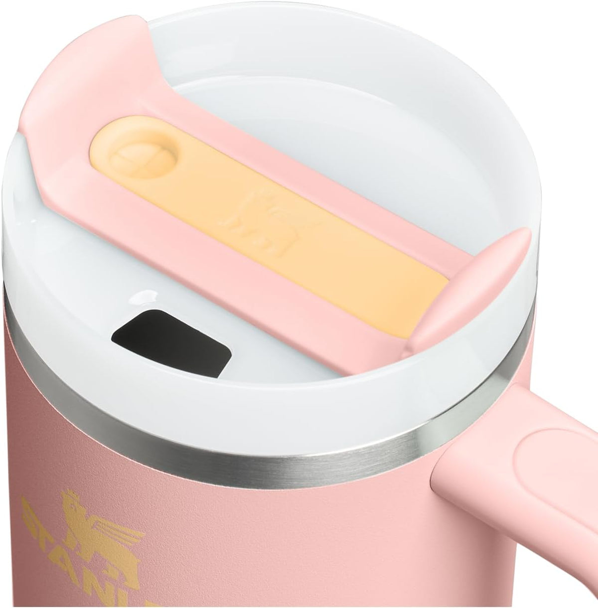 STANLEY Quencher H2.0 Flow State Tumbler, 30 oz, Peach Rose