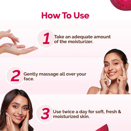 MAMAEARTH Beetroot Hydraful Light Moisturizing Cream for Soft and Smooth Skin 200g