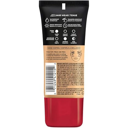 L'Oreal Paris Cosmetics Makeup Infallible Pro-Matte Liquid Longwear Foundation, Sand, 1 fl oz (Pack of 2)