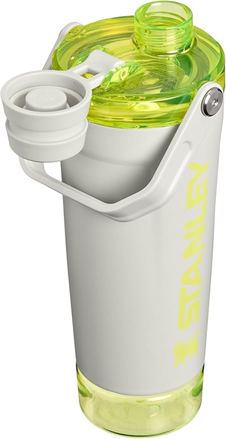 STANLEY Vitalize Shaker Bottle, 20 oz, Pale Stone Atomic