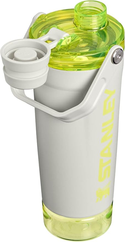 STANLEY Vitalize Shaker Bottle, 20 oz, Pale Stone Atomic