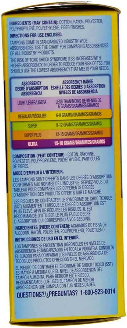 Tampax Tampons with Flushable Cardboard Applicator - Regular - 20 ct - 2 pk