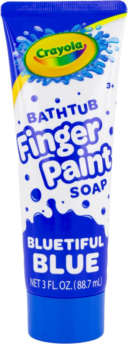 Crayola Bathtub Fingerpaint 5 Color Variety Pack, 3 Ounce Tubes (Bluetiful Blue, Screamin' Green, Radical Red, Flamingo Pink, Royal Purple)