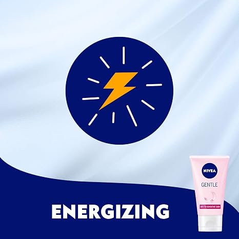 NIVEA Soothing Facial Cleansing Gel Cream for Dry and Sensitive Skin with Almond Oil, Gentle Daily Face Cleanser with Soft Cream Texture, Fresh Skin Feel, 150 ml / 5.07 fl oz